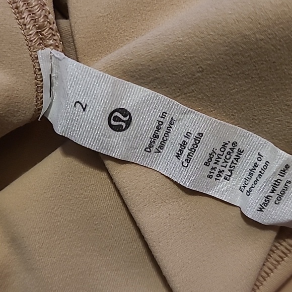 Lululemon Align High-Rise Pant 28" Nulu Prosecco Size 2 - Picture 7 of 8